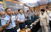 Panglima TNI Dampingi Presiden Berikan Taklimat kepada 1.500 Komandan Satuan TNI di Unhan Bogor