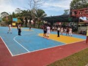 PERTANDINGAN BOLA BASKET DANDIM CUP MULAI DIPERTANDINGKAN DALAM RANGKAIAN TMMD KE-128 KODIM 0908/BONTANG