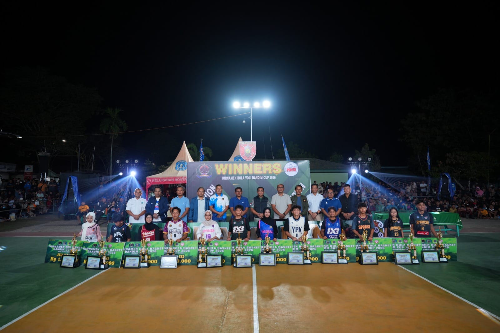 Sukses Di Gelar, Turnamen Bola Voli dan Basket Dandim Cup 2026 Resmi Ditutup