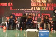Bakti Kesehatan TMMD Ke-128 Kodim 0908/Bontang, Warga Antusias Ikuti Donor Darah Dan Pengobatan Gratis