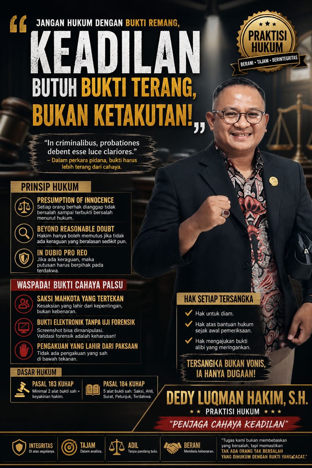 “Saat Bukti Dipaksakan Bicara: Siapa yang Sebenarnya Diadili di Ruang Sidang?”