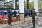 Personel Kodim 1008/Tabalong Ikuti Upacara Peringatan Hari Lahir Pancasila, Hari Kebangkitan Nasional dan HUT ke-77 Proklamasi ALRI Divisi IV Pertahanan Kalimantan