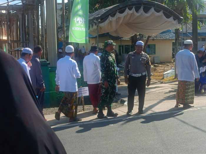 Koramil Labuan Amas Utara Pastikan Haul KH. Mahfuz Amin Berlangsung Aman, Tertib, dan Khidmat