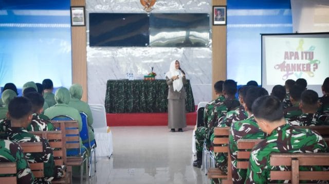 Kodim 1710/Mimika Bekali Prajurit dan Persit Pengetahuan Deteksi Dini Kanker dan Tumor