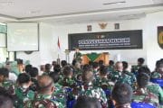 Tingkatkan Kesadaran Hukum Personel, Kodim 1002/HST Gelar Penyuluhan Bersama Kumdam XXII/TB