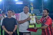 Satreskrim FC dan Senkom FC Menutup Turnamen Dengan Gelar Bergengsi