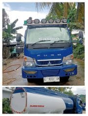 Truk Tangki Biru Tanpa Identitas Perusahaan Diduga Angkut BBM Ilegal di Maluang, Warga Minta Aparat Bergerak