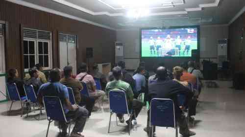 Kodim 1008/Tabalong Gelar Nobar Piala Dunia 2026, Pererat Silaturahmi TNI dan Masyarakat