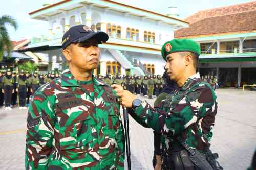 Komandan Kodim 0820/Probolinggo Pimpin Upacara Pembukaan Pendidikan Wawasan Kebangsaan Dan Bela Negara di Universitas Panca Marga
