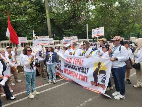 Monas Jadi Panggung Aspirasi, Mata Hati Rakyat Indonesia 08 Bawa Pesan Indonesia Maju dan Bersih dari Korupsi