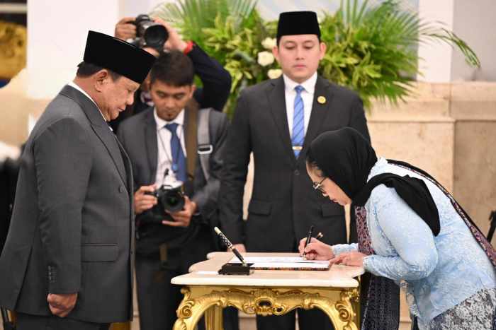 Panglima TNI Hadiri Pelantikan Kepala BGN serta Penasihat Khusus Presiden