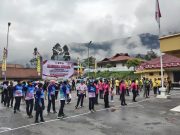 Senam Jumat Sehat Gabungan TNI, Polri dan Pemda Kabupaten Puncak Jaya