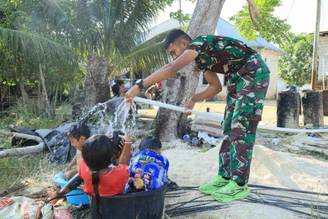 Senyum Itu Akhirnya Kembali, TMMD Hadirkan Air Bersih, Warga Tak Lagi Hidup dalam Krisis Air