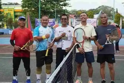 Dandim 1008/Tabalong Hadiri Pembukaan Tabalong Smart Tennis Tournament Seri 2, Wujud Dukungan Pembinaan Atlet Daerah