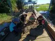 TNI Bersama Warga Percepat Penyelesaian Jembatan Armco dan Garuda di Hulu Sungai Tengah