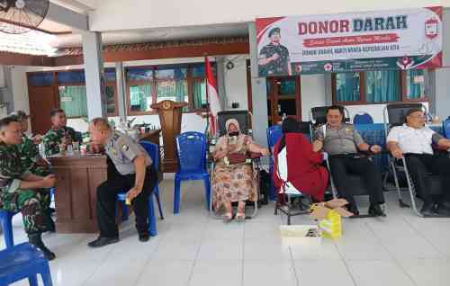 Antisipasi Krisis Stok, Dua Koramil Jajaran Kodim Bojonegoro Gelar Bakti Sosial Donor Darah
