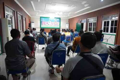 Kodim 1008/Tabalong Jadikan Nobar Piala Dunia Momentum Perkuat Silaturahmi dengan Warga