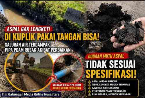 Kondisi Aspal Baru di Lingkar Utara Kota Probolinggo Diduga Rapuh, Pegiat Minta Balai Jalan Turun ke Lapangan