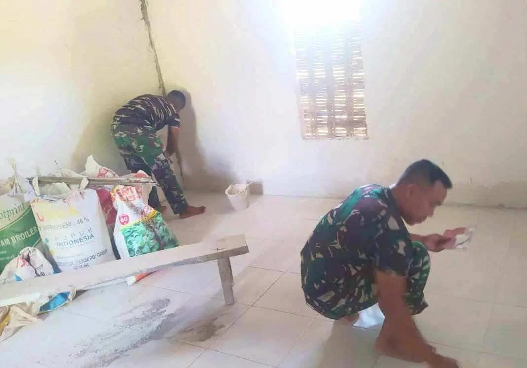 TMMD 129 Bojonegoro: Hadirkan Senyum Kebahagiaan Mbah Kasiman