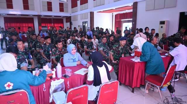 Lanud Sultan Hasanuddin Bersama Satuan TNI AU Makassar Gelar Donor Darah, Wujud Nyata Pengabdian bagi Kemanusiaan