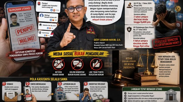 Hak Menagih Ada, Hak Mempermalukan Tidak: Dedy Luqman Hakim Ingatkan Bahaya Menghakimi di Medsos