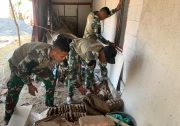IMG-20260810-WA0093 Ukir Senyum Ibu Wagini: Anggota Satgas Kebut Pembersihan dan Finishing Sebelum TMMD 129 Bojonegoro Usai
