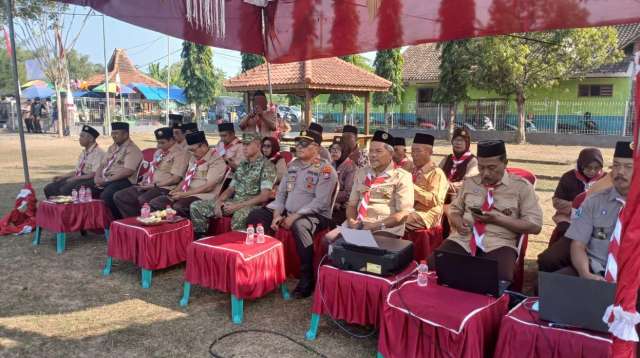 Koramil Paiton Hadiri Upacara HUT Pramuka Ke 65 Dilokasi Wisata Candi Jabung