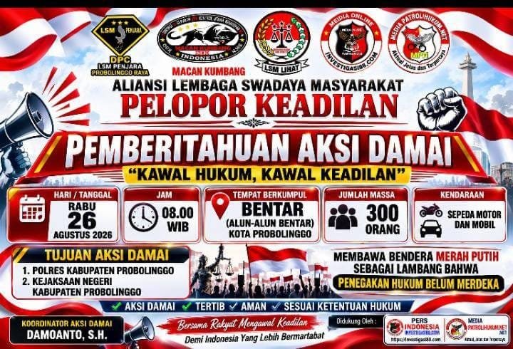 Aliansi LSM Pelopor Keadilan Desak Kepastian Hukum dalam Kasus Suarni dan Mr. C