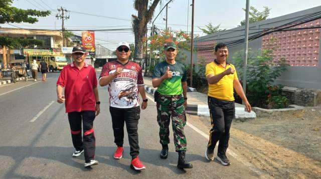 Meriahkan HUT RI, Koramil dan Forkopincam Barabai Ajak Warga Hidup Sehat