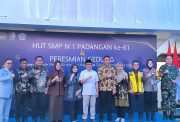 Dandim Bojonegoro Dampingi Menko PMK Hadiri Harlah dan Peresmian Gedung Baru SMPN 1 Padangan