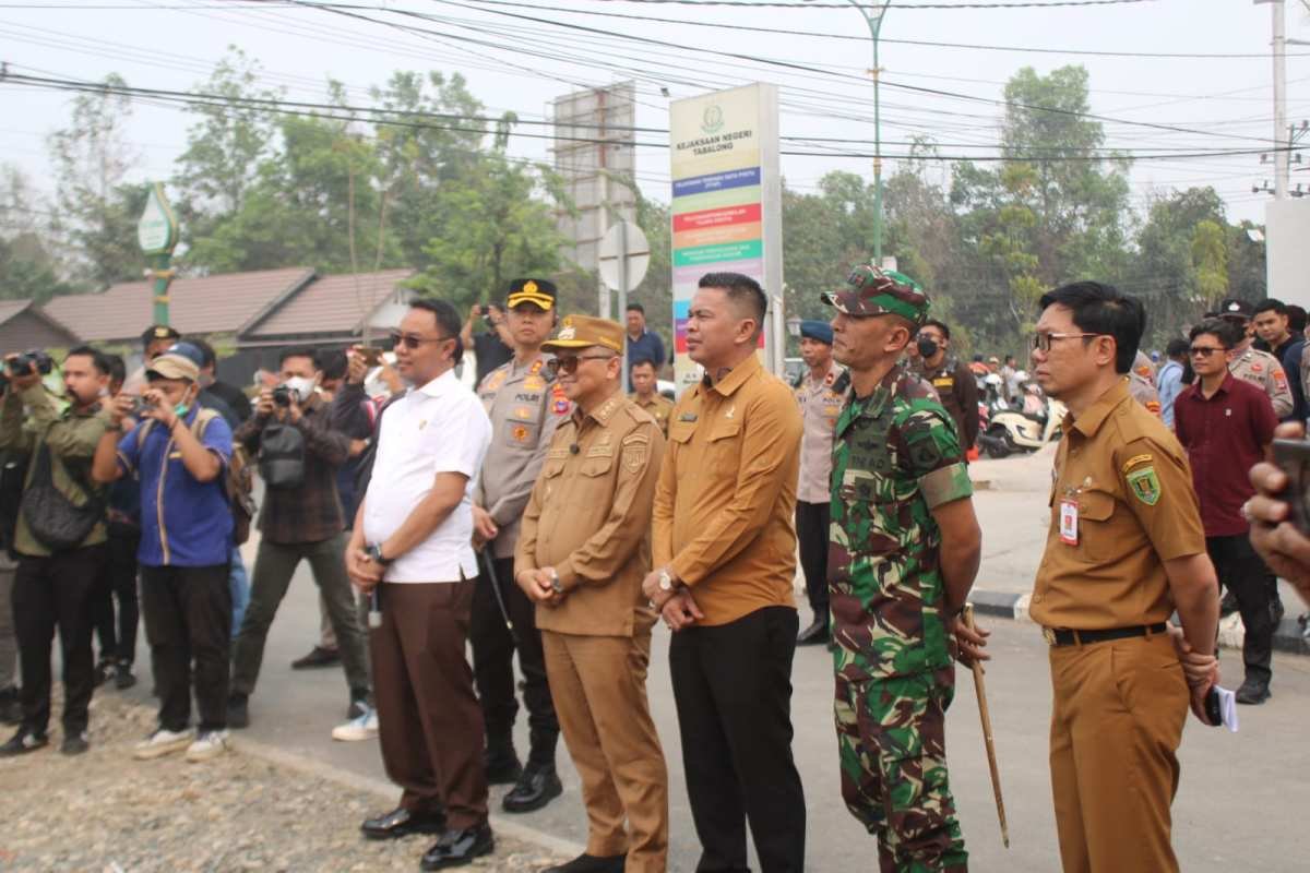 Jaga Kondusivitas, Dandim 1008/Tabalong Kawal Aksi Damai Ratusan Karyawan PT BBP