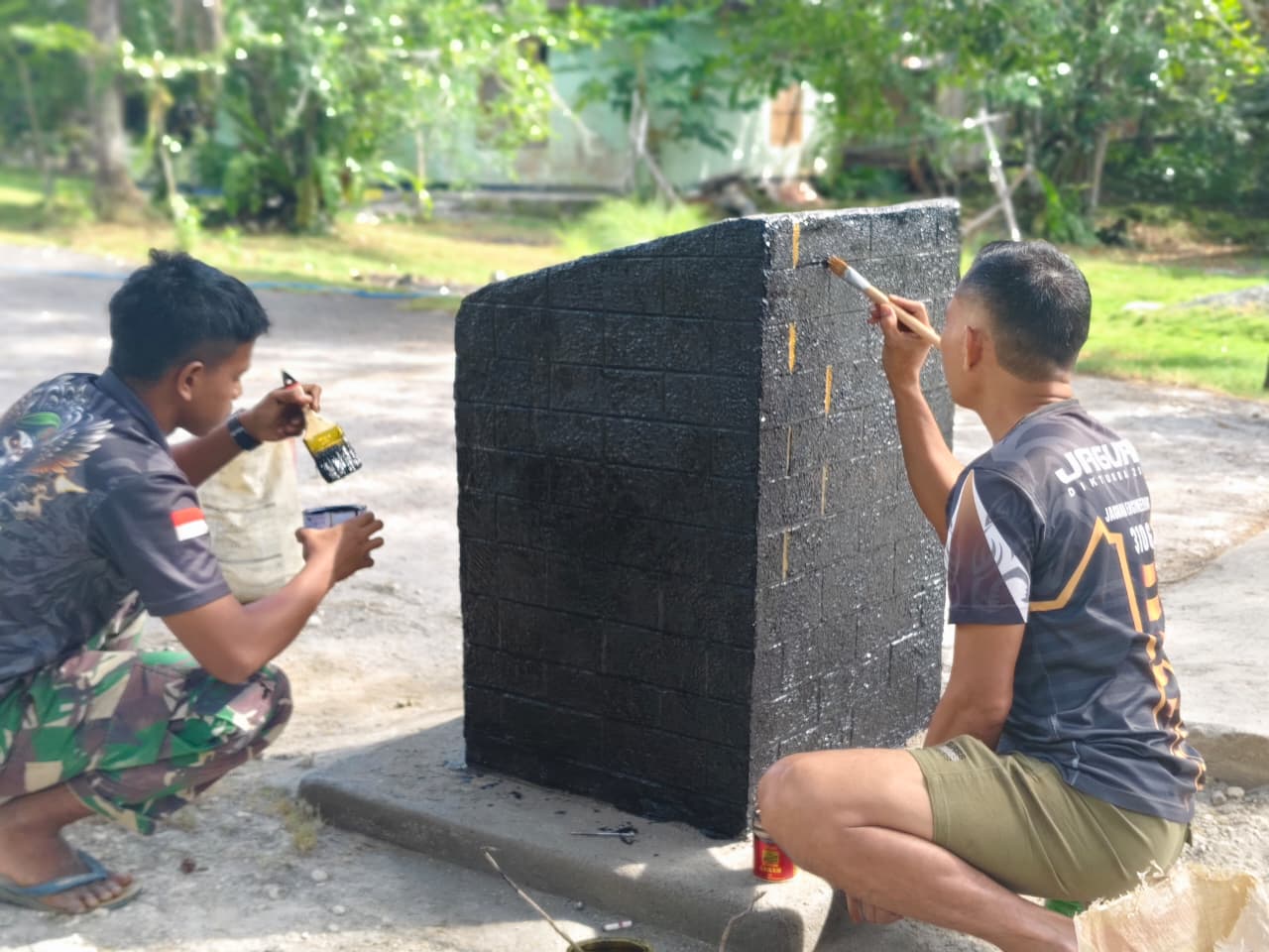 Prasasti TMMD Ke-129 Rampung Dibangun, Menjadi Simbol Pengabdian TNI dan Kenangan Abadi untuk Kampung Sesor