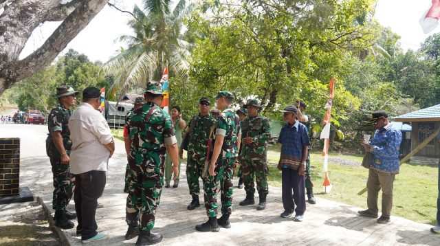 Danrem 181/PVT Bersama Forkopimda Tinjau Hasil TMMD Ke-129, Pastikan Pembangunan di Kampung Sesor Berikan Manfaat Nyata