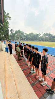 Letjen TNI Richard Tampubolon Tinjau Atlet Pelatnas Taekwondo Indonesia di Markas Kopassus