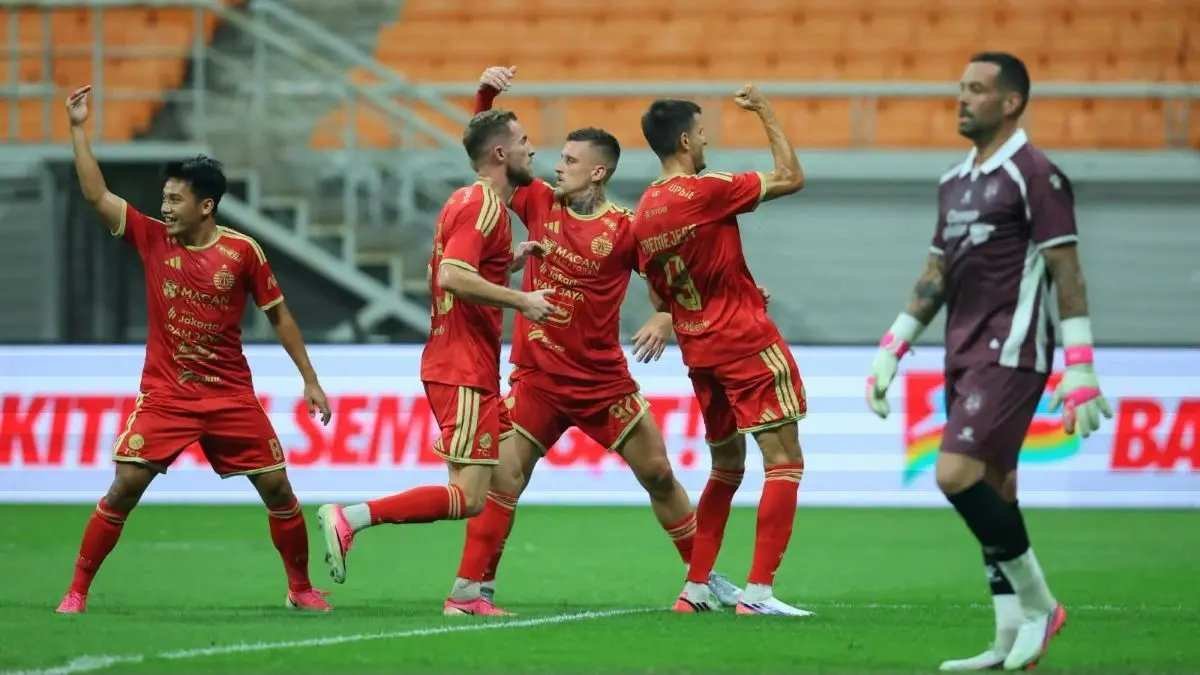 Persija Jakarta Dominasi Brisbane Roar dengan Kemenangan 4-0