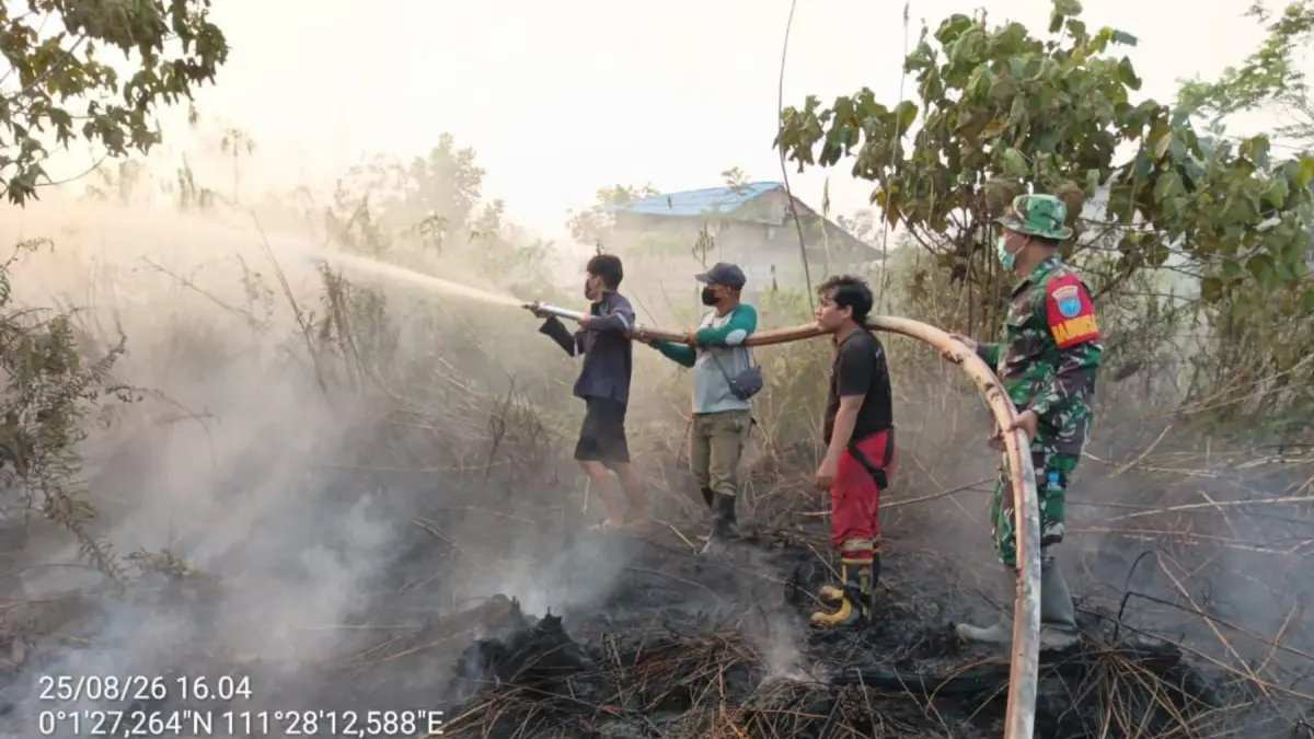 Lonjakan Titik Hotspot Karhutla di Kalimantan