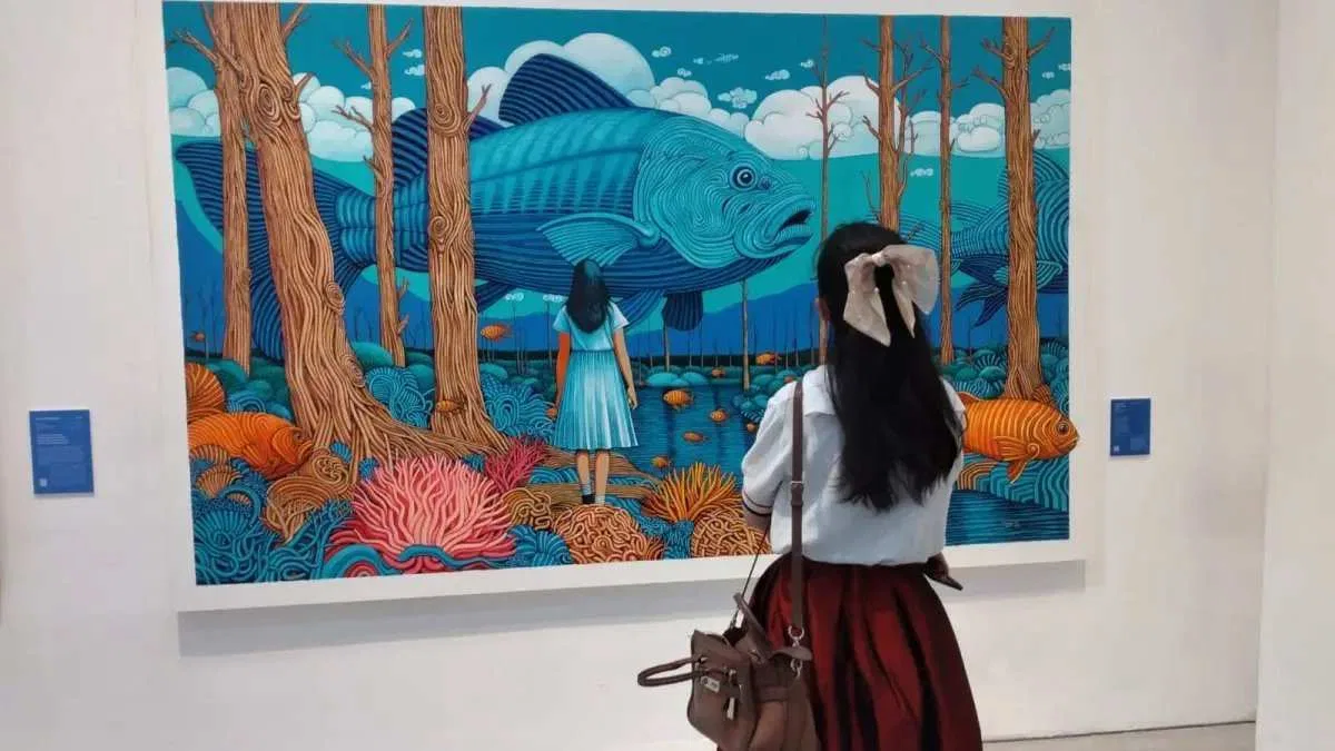 Pesan Lingkungan dari Pameran Seni untuk Perdamaian dan Masa Depan yang Lebih Baik
