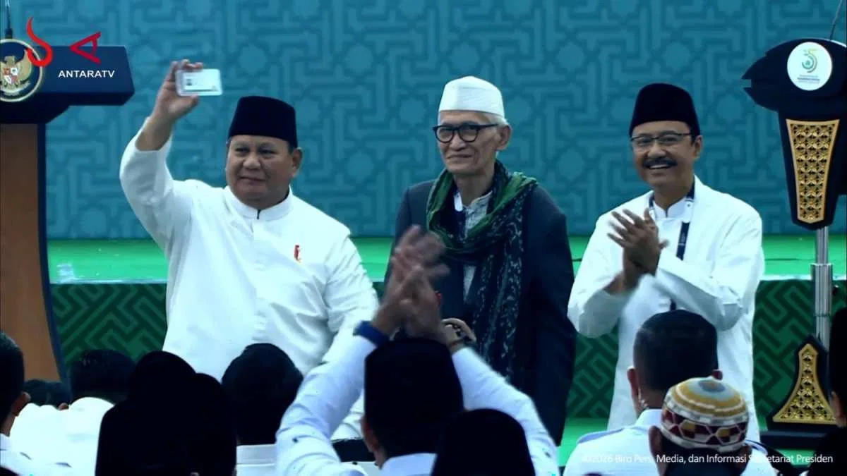 Prabowo Subianto Resmi Jadi Anggota Nahdlatul Ulama