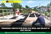 foto website - 1 Pembangunan Jembatan Beton Merah Putih Muara Jawa Berlanjut ke Tahap Bekisting