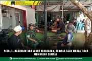 Peduli Lingkungan dan Cegah Kebakaran, Babinsa Ajak Warga Tidak Membakar Sampah