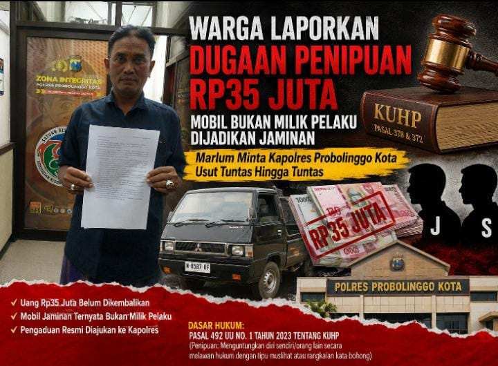 Jaminan Mobil Ternyata Milik Orang Lain, Warga Probolinggo Resmi Tempuh Jalur Hukum