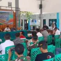 Dukung Ketahanan Energi Nasional, Bati Tuud Koramil Ngasem Bojonegoro Hadiri Sosialisasi Survei Seismik 2D Lamturo