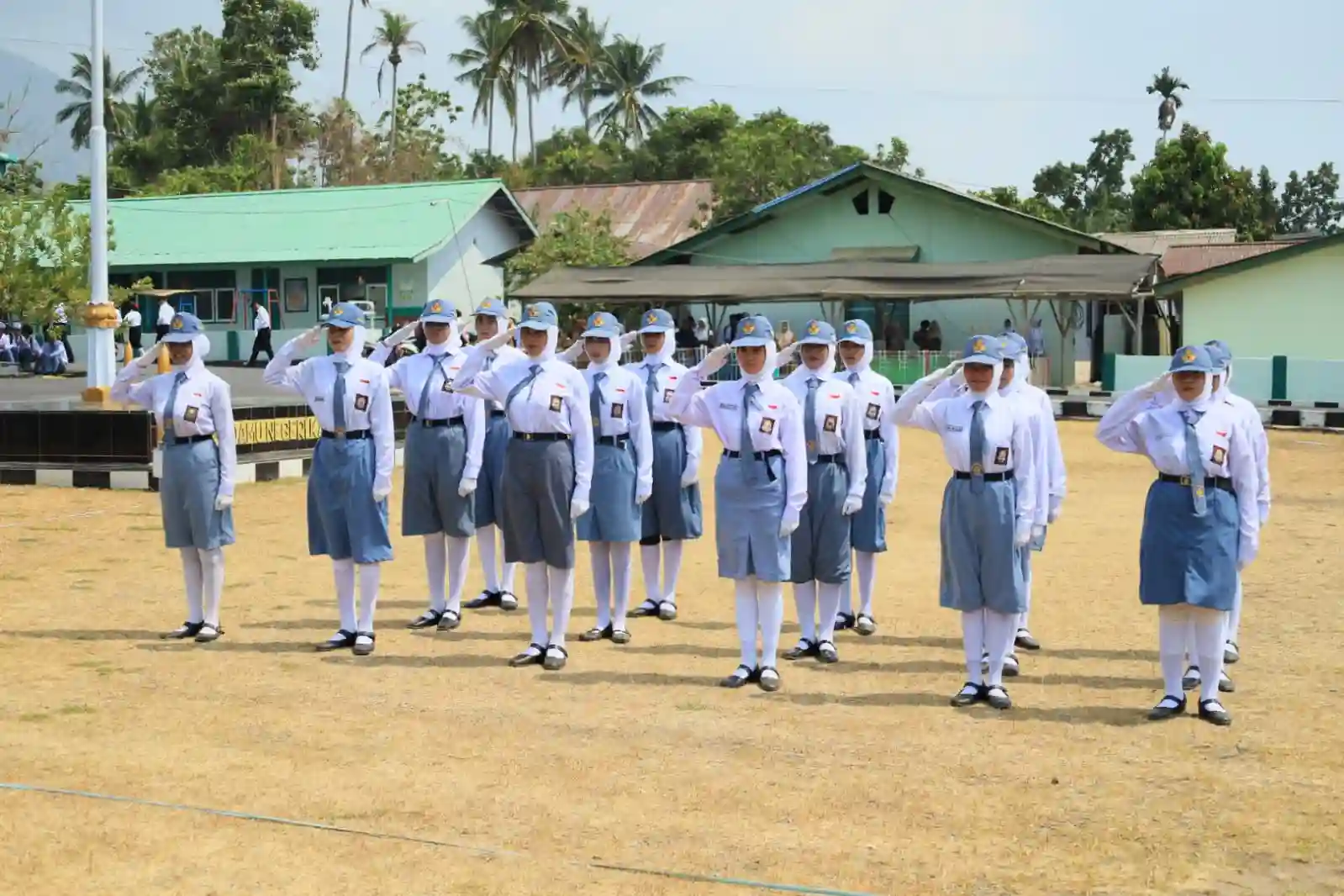 Bentuk Karakter, Bangun Generasi, Kodim 1505/Tidore Gelar Lomba PBB Pelajar Sambut HUT TNI ke-81