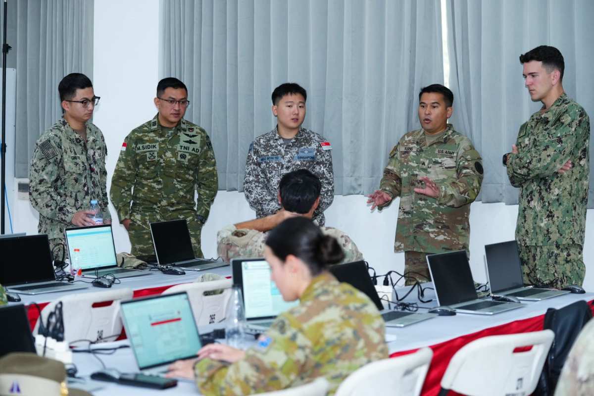 Staff TNI Dan Militer Negara Mitra Simulasikan Operasi Gabungan Dalam Super Garuda Shield 2026