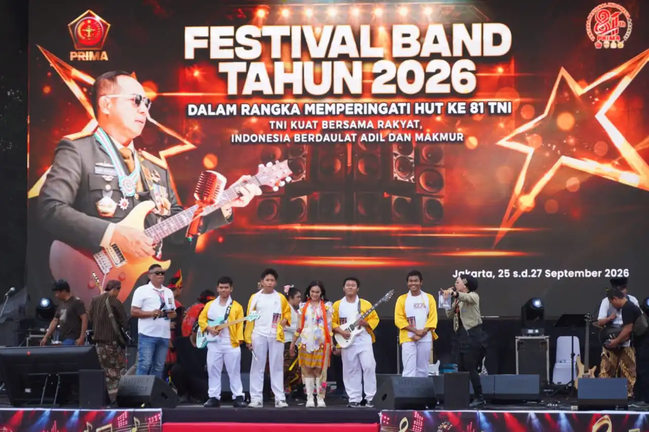 Nada Kreativitas Generasi Muda Menggema di Festival Band HUT ke-81 TNI