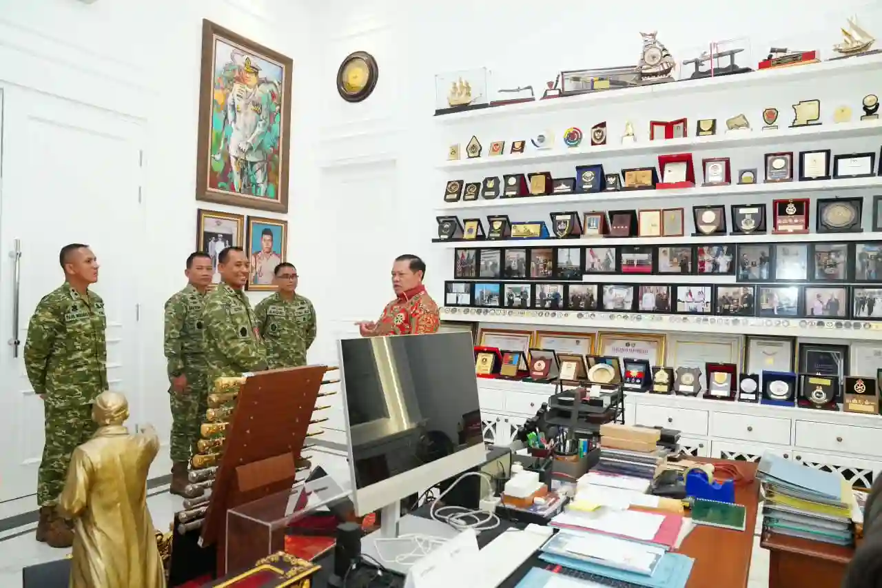 Anjangsana Orjen TNI ke Laksamana TNI (Purn) Yudo Margono: Pesan Inovasi dan Tanggung Jawab Komandan di Tengah Keterbatasan