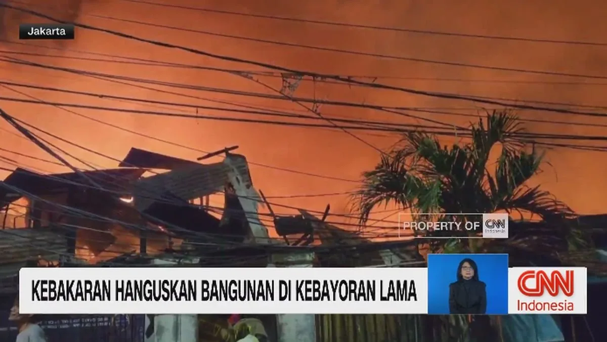 Kebakaran Melanda Kebayoran Lama dan Bogor, Puluhan Bangunan Terbakar