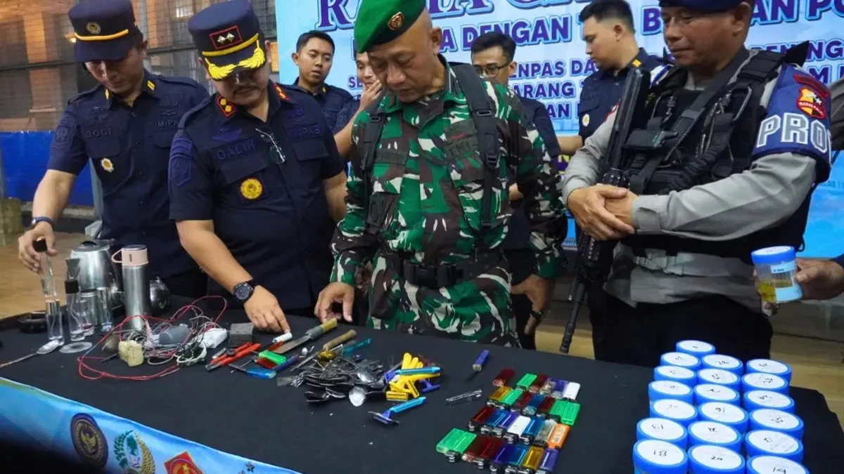Razia Menyeluruh di Rutan Depok: Barang Berbahaya Disita Meski Tanpa Narkoba