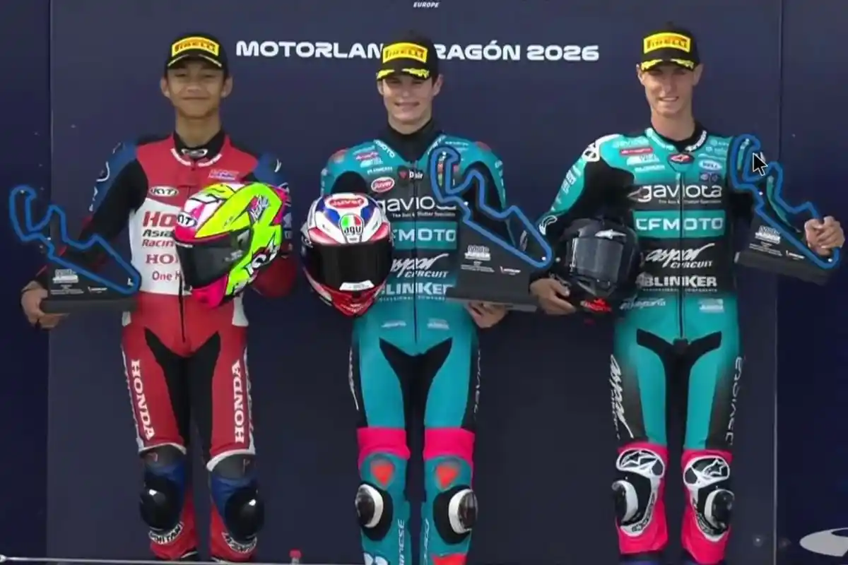 Kiandra Ramadhipa Raih Posisi Kedua di Aragon