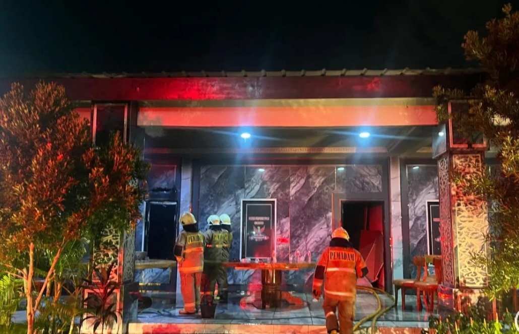 Insiden Kebakaran di Posko Ormas GRIB Jaya Kebon Jeruk